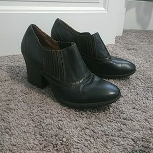 Heeled Black Vegan Booties